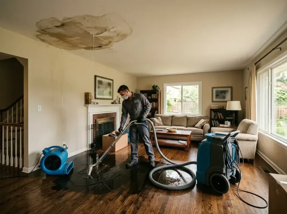 attic-pipe-burst-ceiling-drip-008 — frequently asked questions, Water Damage Restoration & Carpet Care in Glendale, OH